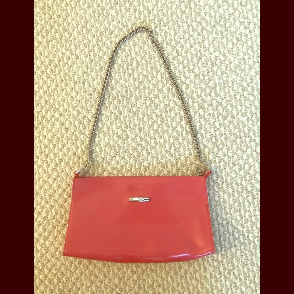 LONGCHAMP chain shoulder bag in rose